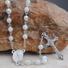 Crystal beads rosary